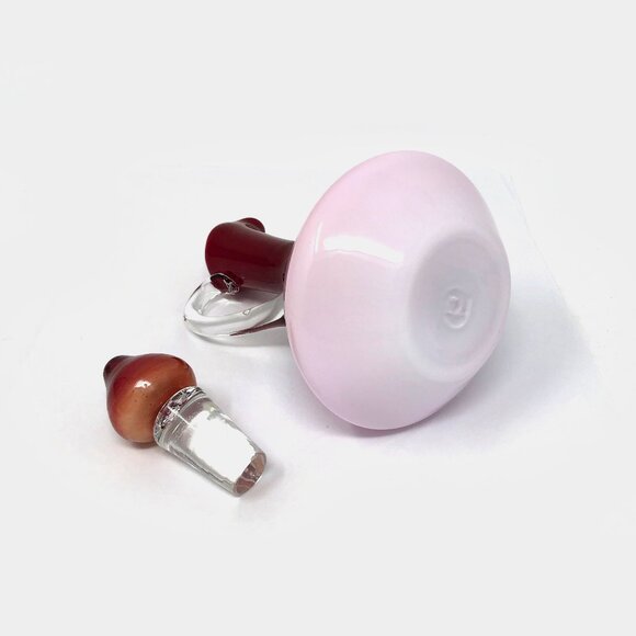 Vintage Murano Art Glass Peachblow Cruet - Picture 5 of 6